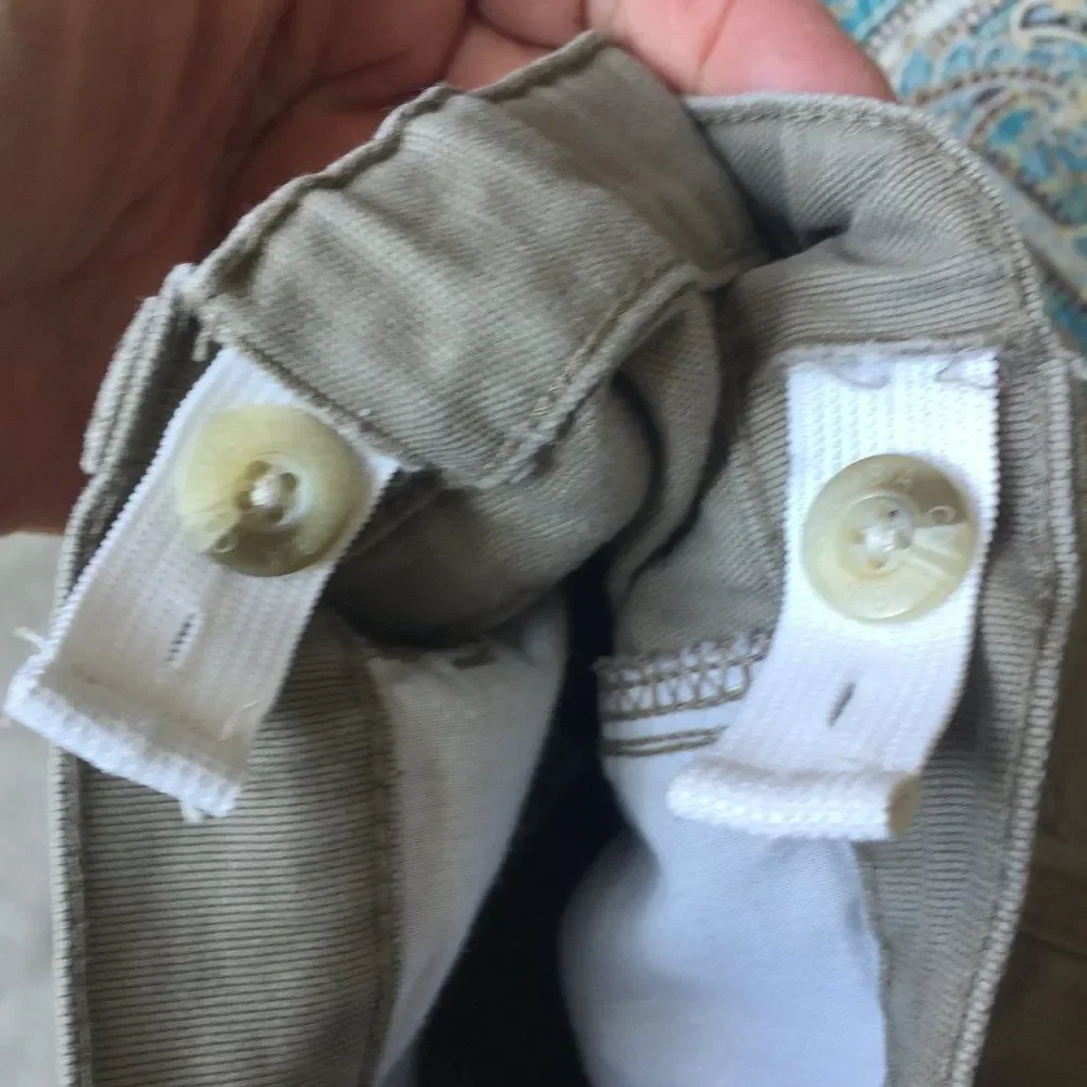 Columbia Youth Hiking Pants Size 10 Tan Adjustable Waist Cargo Outdoor
